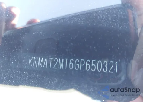 2016 Nissan Rogue S z USA, uszkodzony, nr VIN KNMAT2MT6GP650321